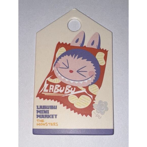 Authentic Pop Mart The Monsters Labubu Squishy Charm Wacky Mart Series - Chips - Picture 5 of 6
